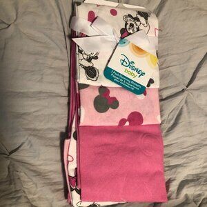 DISNEY BABY 3 PACK RECEIVING BLANKETS